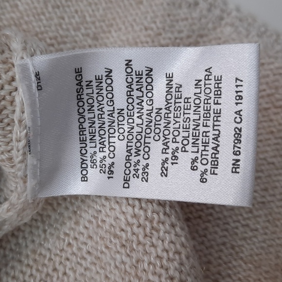 Vintage Sigrid Olsen Sport Women's Sweater - Size L - Picture 5 of 9